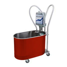 Load image into Gallery viewer, Firehouse Red E-15-MH 15 Gallon Mobile Whirlpool with Handle
