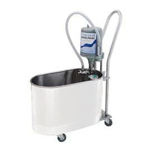 Load image into Gallery viewer, Textured Diamond White E-15-MH 15 Gallon Mobile Whirlpool with Handle
