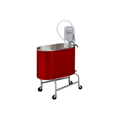 Firehouse Red E-15-MU 15 Gallon Mobile Whirlpool with Undercarriage