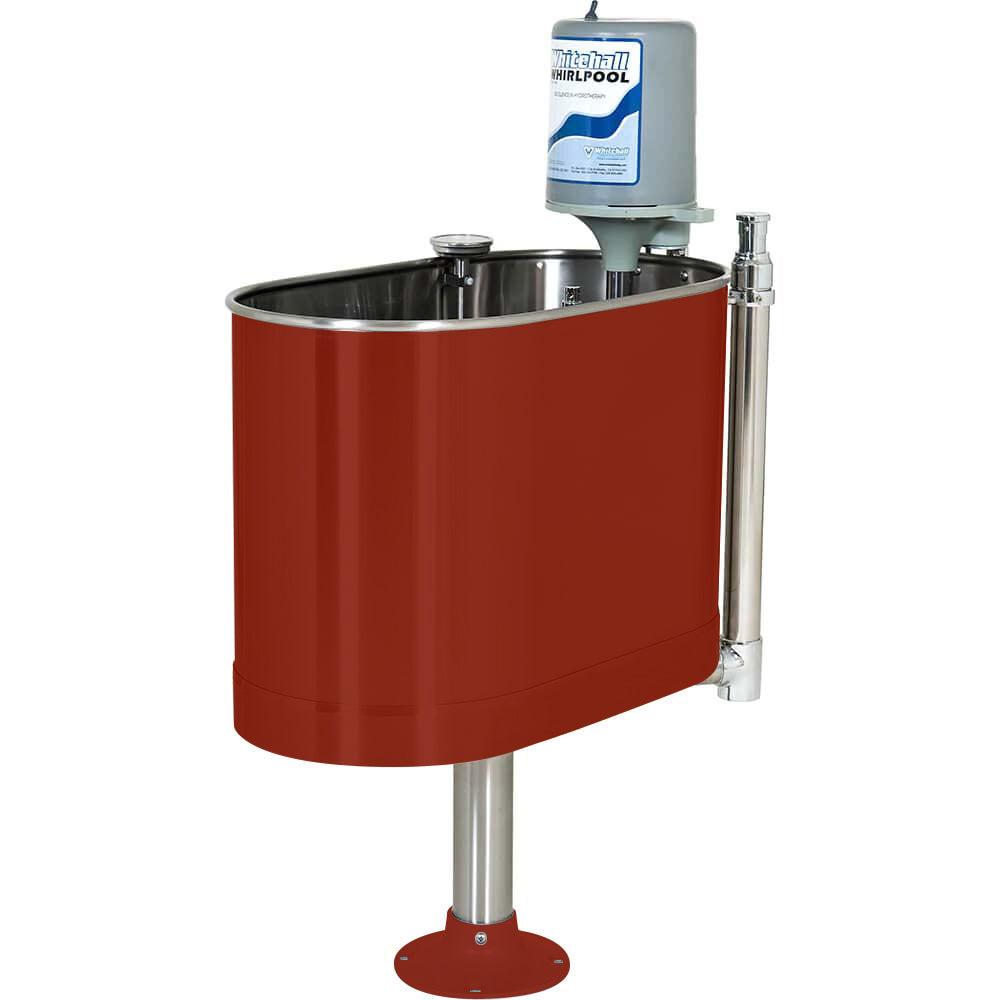 Firehouse Red E-22-SP 22 Gallon Stationary Whirlpool with Pedestal