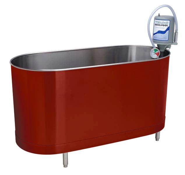 Firehouse Red Whitehall Stainless Steel S-110-SL 110 Gallons Stationary Whirlpool with Legs