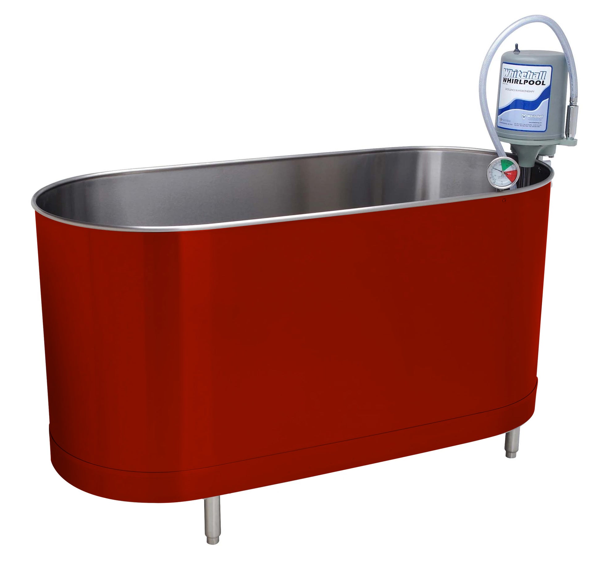 Firehouse Red Whitehall S-85-SL 85 Gallons Stationary Whirlpool with Legs