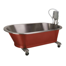 Load image into Gallery viewer, Firehouse Red SB-100-M 100 Gallon Mobile Slant Back Whirlpool
